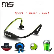 Esporte Sweat-proof Fones de Ouvido Bluetooth Estéreo com Rádio FM Cartão De TF