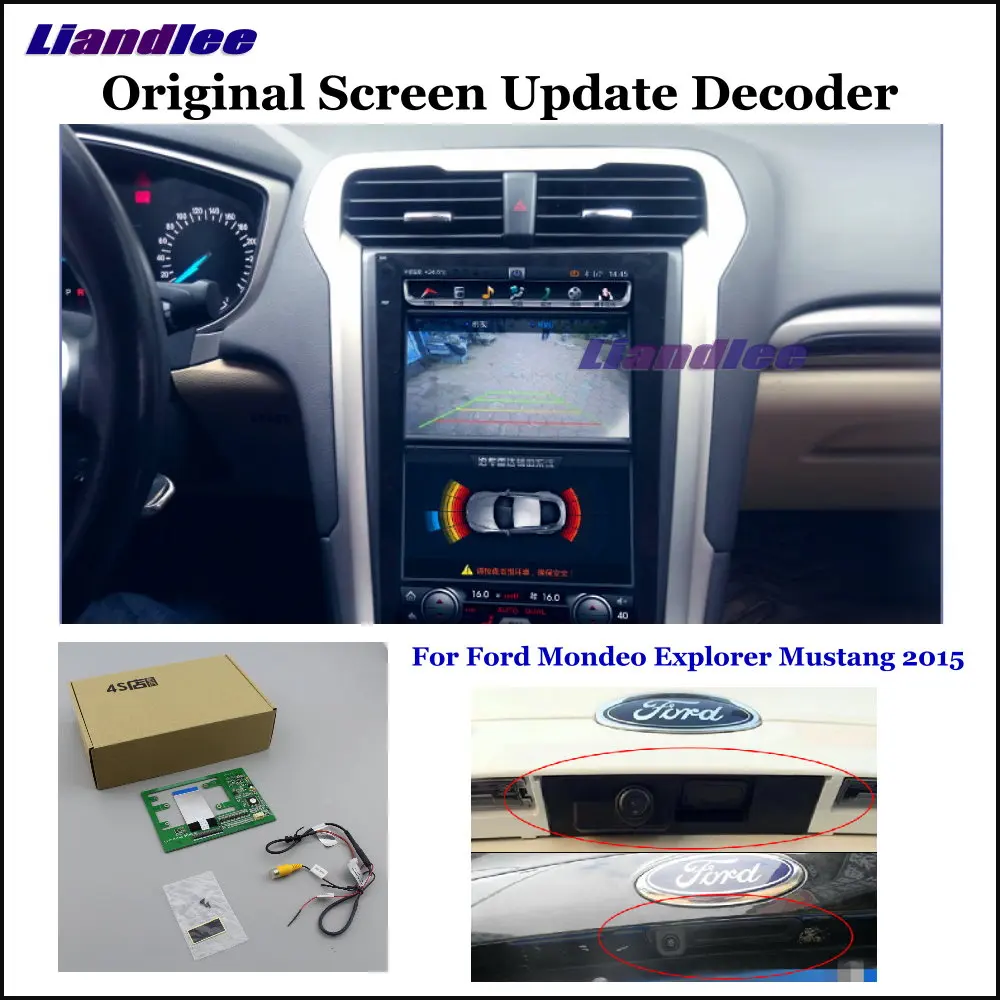 

Liandlee For Ford Mondeo Explorer Mustang Original Display Update System Car Reverse Camera Digital Decoder Rear camera