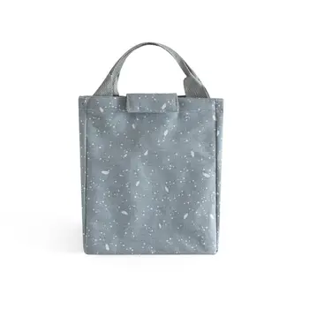 

New Lunch Bag Portable Linen Insulated Cool Lunch Bag Picnic Bags School Lunchbox Durable High Quality