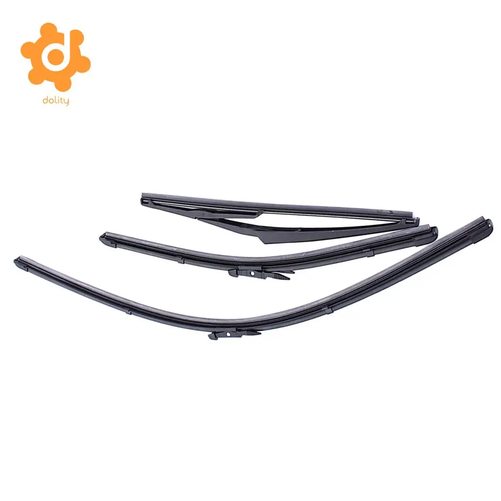 3 Pieces Windshield Wiper Blade Set for Fiat Punto Grande Punto Front & Rear