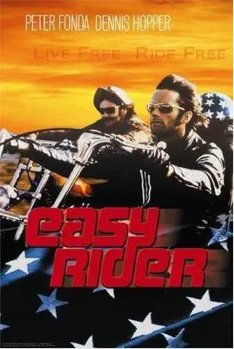 EASY RIDER - FLAG MOVIE SILK POSTER Decorative Wall paint 24x36inch | Дом и сад