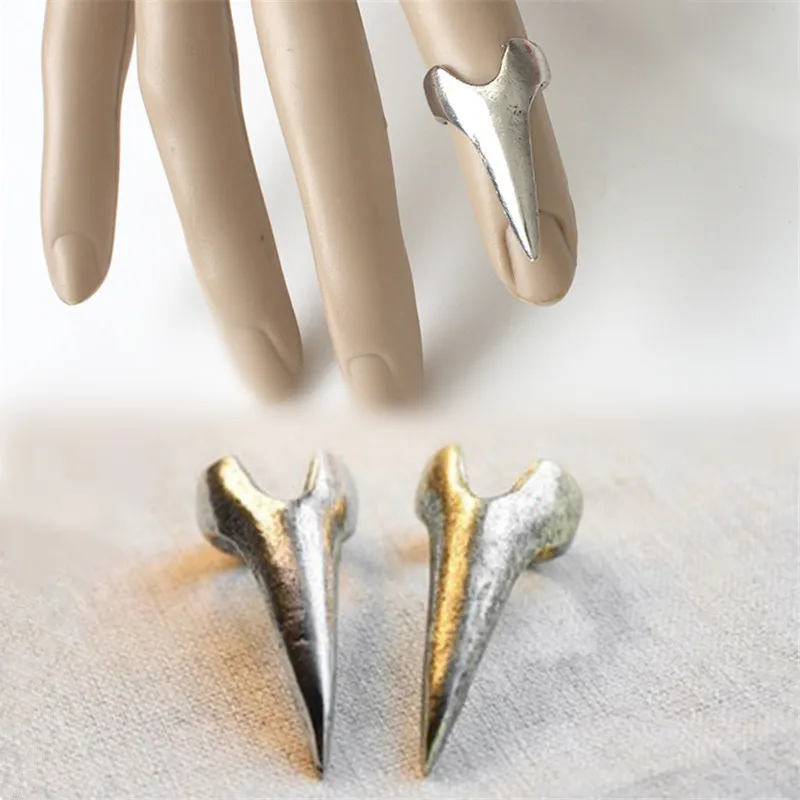 Кольцо для ногтей в стиле ретро готика панк|nail ring|finger ringclaw ring |