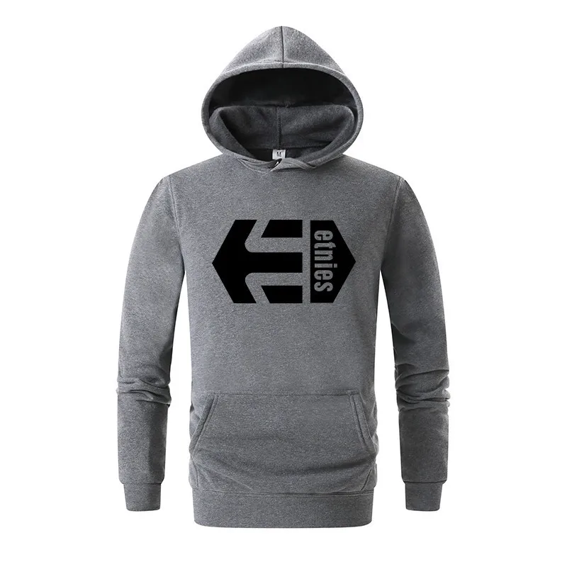 

Autumn Men's Etnies Brand Letter Print Hoodie Casual Sweatshirt Men's Cotton High Quality Sweatshirt Men's Casual Fashion Hoodie