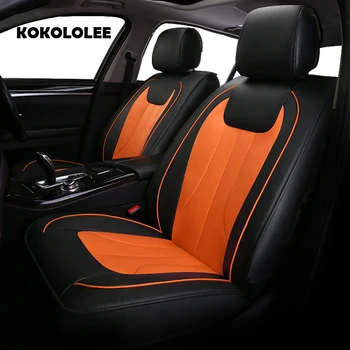 

KOKOLOLEE pu leather car seat cover for Nissan X-TRAIL QASHQAI LIVINA GENISS SYLPHY TEANA TIIDA GTR Bluebird auto accessories