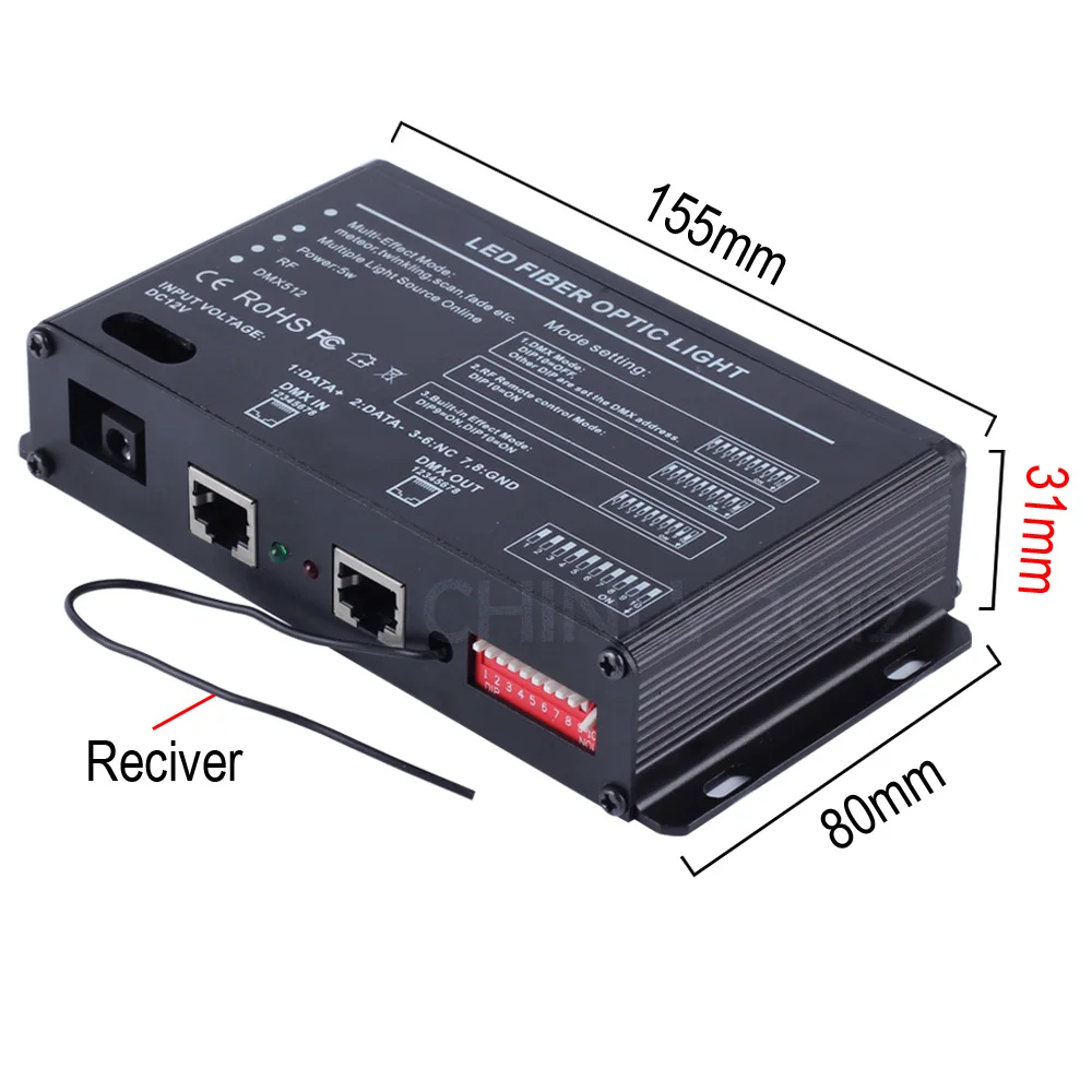 5 Вт стреляющая звезда оптоволоконный источник света RF дистанционный
