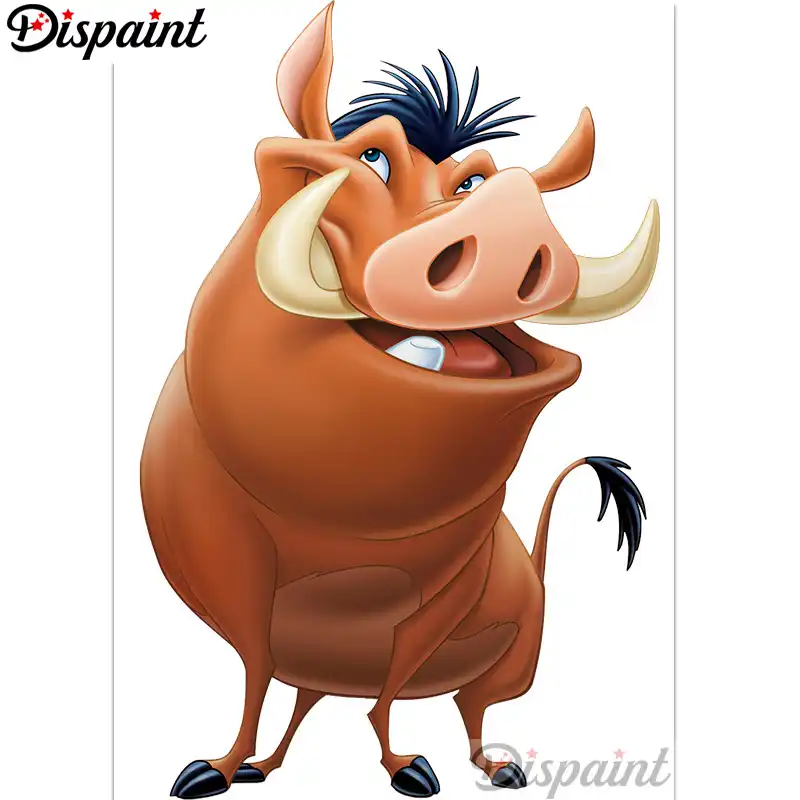 Dispaint Full Square Round Drill 5d Diy Diamond Painting Cartoon Wild Boar Embroidery Cross Stitch 3d Home Decor A12729 Aliexpress