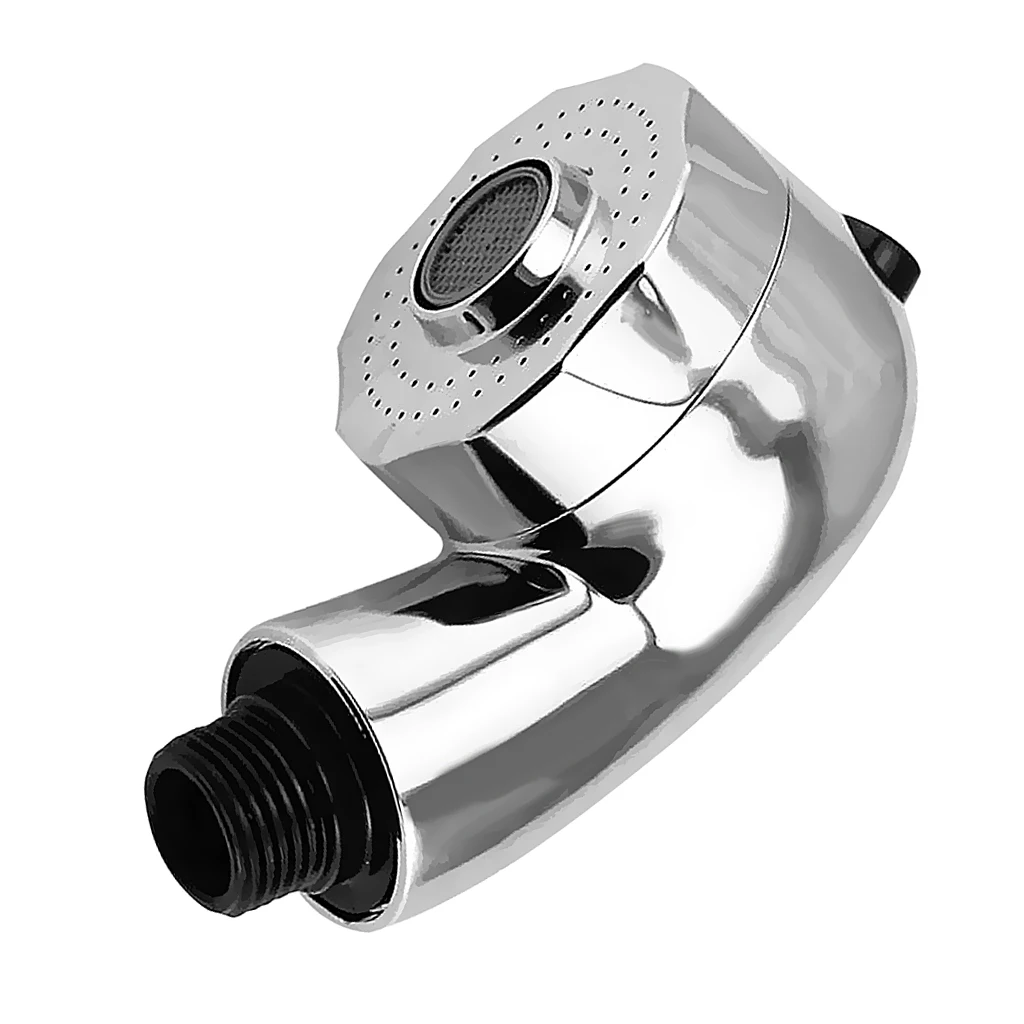 Replacement Sprayer Pull Out Spray Head With Switch for Kitchen Sink Pull-Down Faucet 1/2-Inch Straight Thread