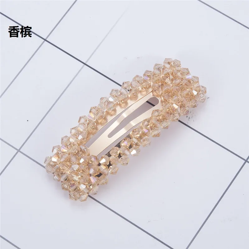 New Rhinestone Hair Pins Hair Clip Hair Comb Bobby Pin Barrette Hairpin Headdress Women Crystal Wedding Party Hair Jewelry Gift