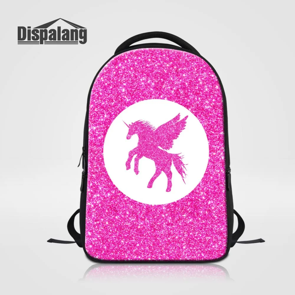 Best Dispalang High Quality Laptop Backpack For Men Women Horse Unicorn Large School Bags for Teens Casual Travel Laptop Bag Rucksack