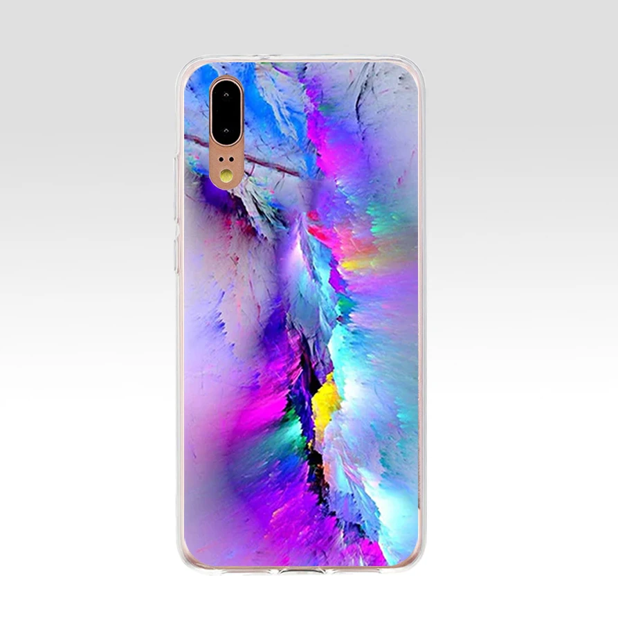 S Huawei P20 чехол 5 8 дюйма Мягкий Резиновый ТПУ силиконовый для задней панели