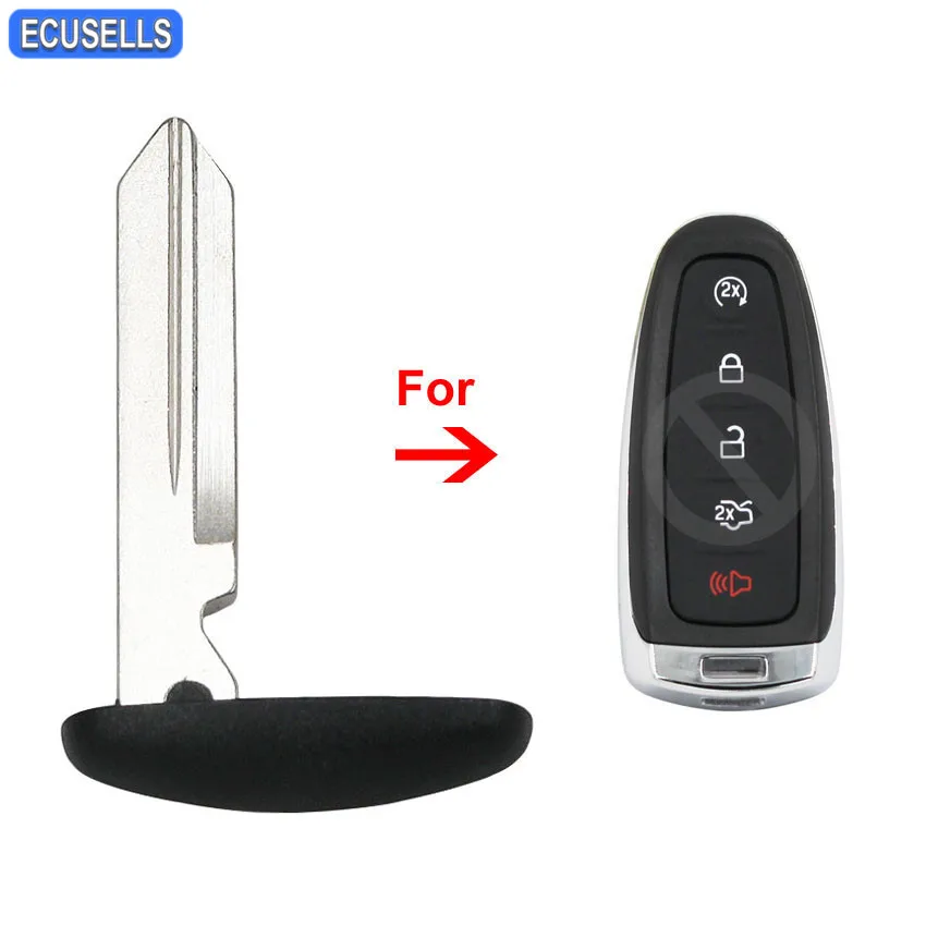 

New Replacement Emergency Small Key Uncut Blade Smart Bank Key Insert Key For Ford C-max Edge Explorer Expedition Flex Taurus