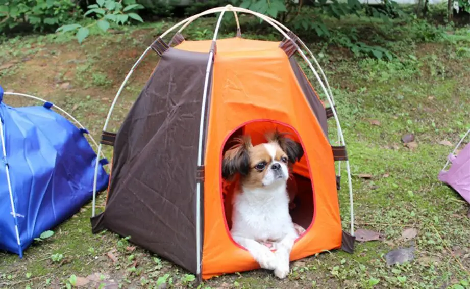 Wholesale Sunscreen Pet tent house Portable pet kennel doghouse Dog