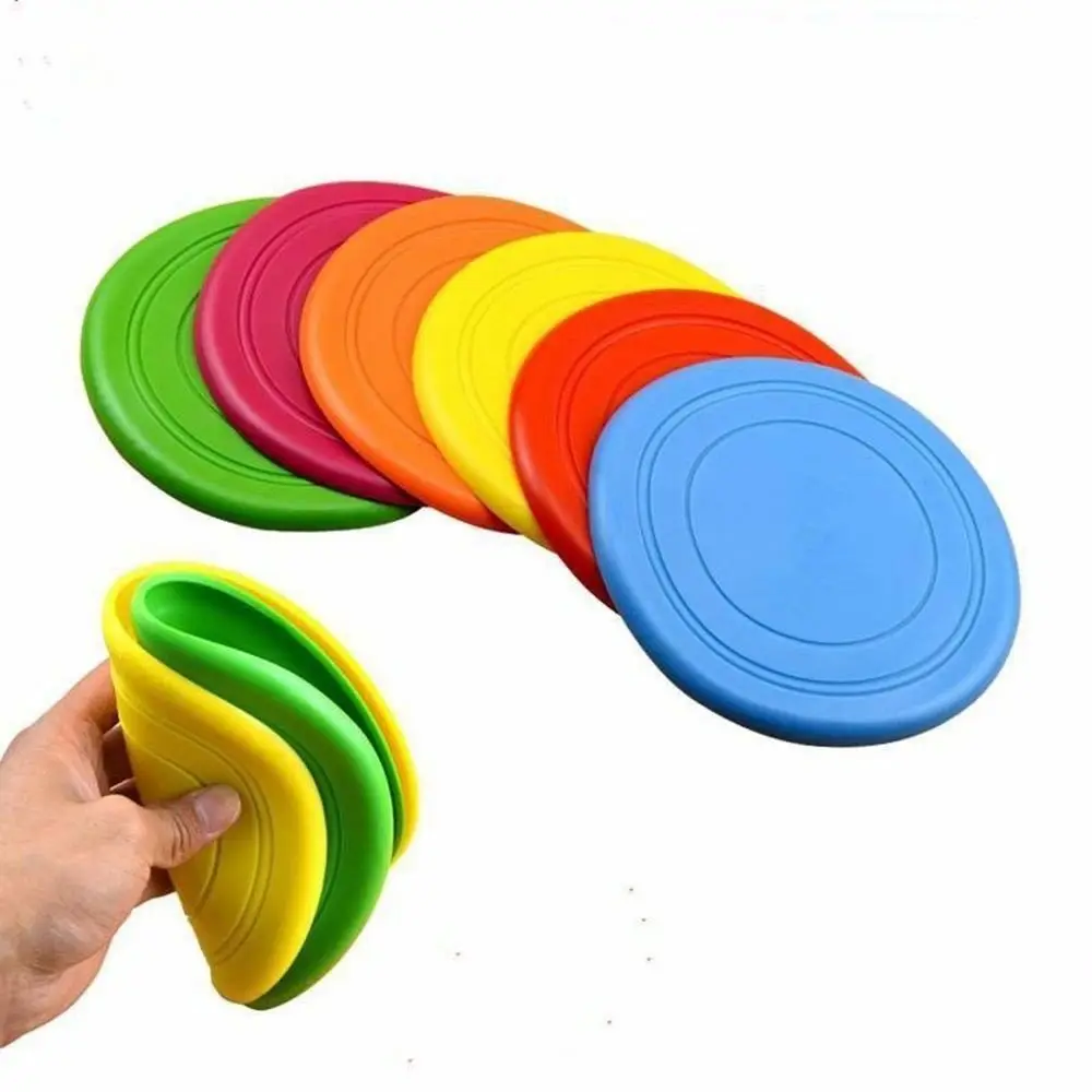 الأصلي لعب للكلاب تحلق أقراص سيليكون في الهواء الطلق جرو التدريب تحلق أقراص Frisby الكلب إحضار لعبة للحيوانات الاليفة الكلب التدريب أقراص