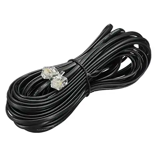 RJ11 6P4C телефонный кабель Шнур ADSL модем 2 метра - изображение