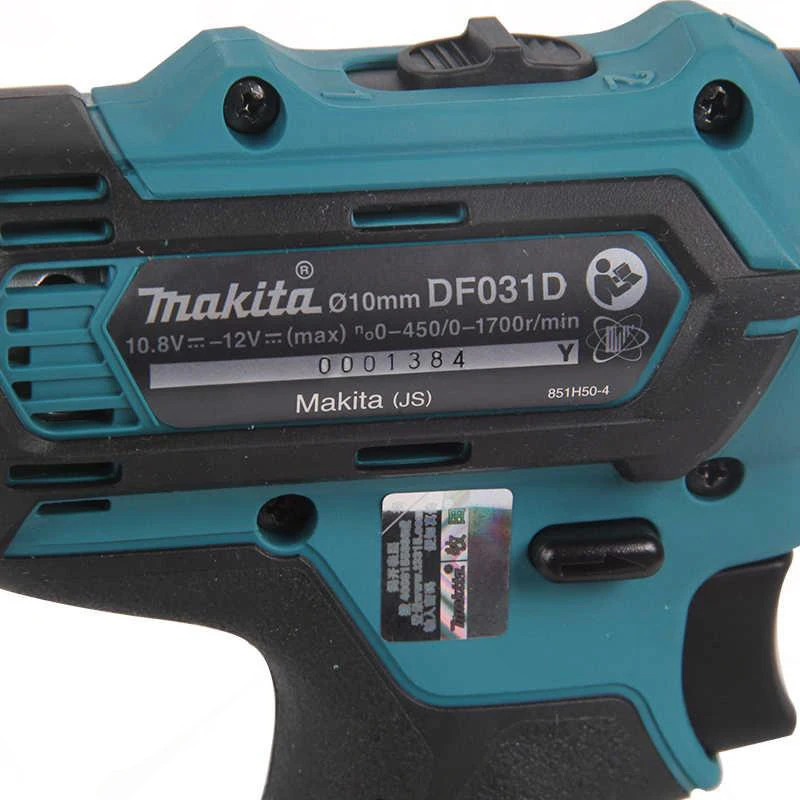 Makita12V литиевая батарея электрическая дрель шуруповерт DF031DWAE