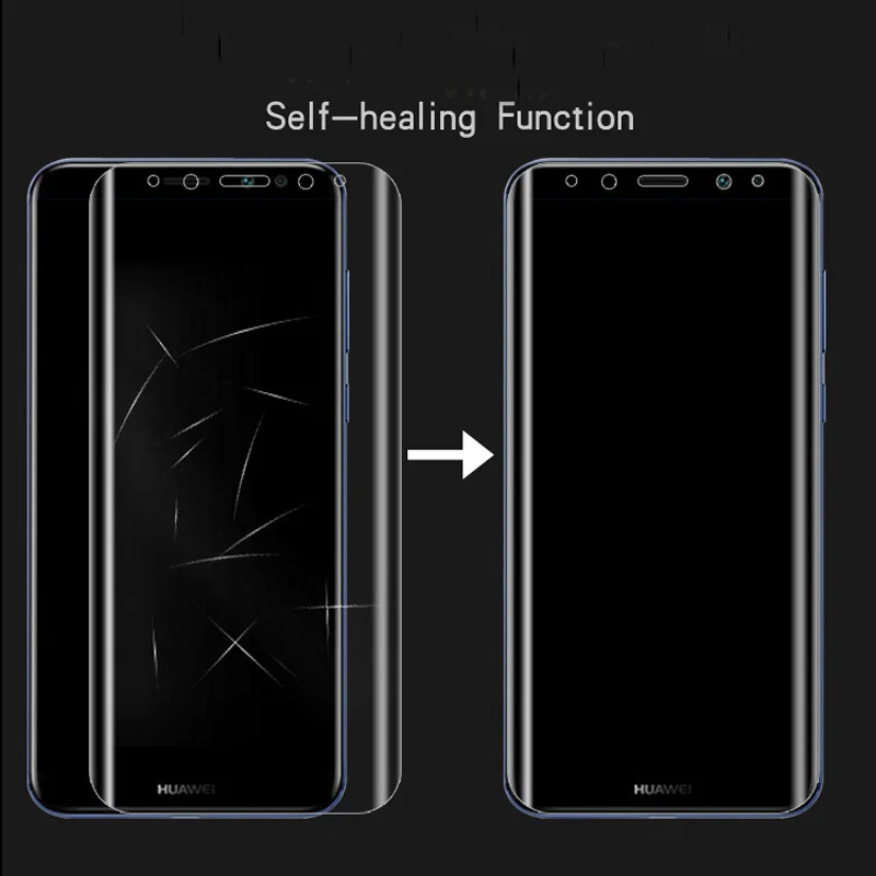 Полноэкранная пленка для Sony Xperia XA1 Ultra Plus защитная на весь экран Гидрогелевая из