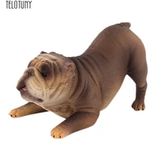 TELOTUNY бульдог фигурка образовательных научная бульдог животных модель украшение, статуэтка игрушка для детей подарок развивающая игрушка Горячее предложение J23