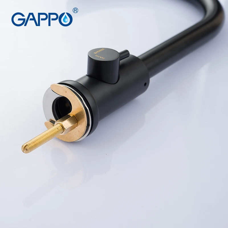 Смесители для ванны GAPPO разделенный кран черный цвет настенная душевая система
