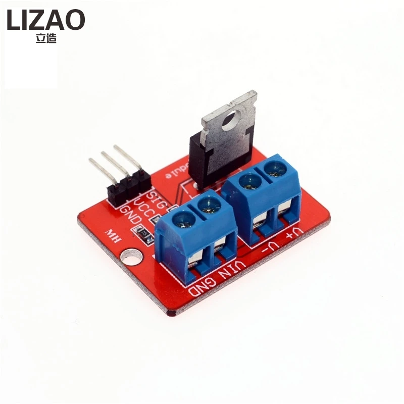 Верхняя кнопка Mosfet 0 24 В модуль драйвера MOS IRF520 для Arduino MCU ARM Raspberry pi|Интегральные