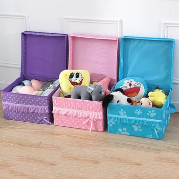 

Creative Oxford Cloth Folding Storage Box Multi-Function Home Bedroom Wardrobe Children's Toys Clothing Debris Storage Boxes