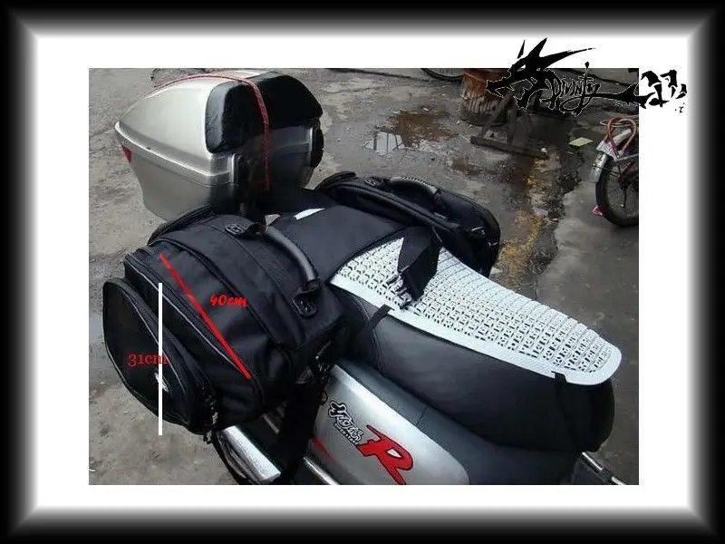 1 pair Motorcycle Side Luggage Waterproof Saddle Bags Backpack For YZF