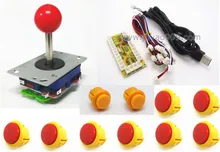 1 kit para un jugador de PC palanca de mando, USB to Jamma arcade, Arcade teclado del panel de control encoder