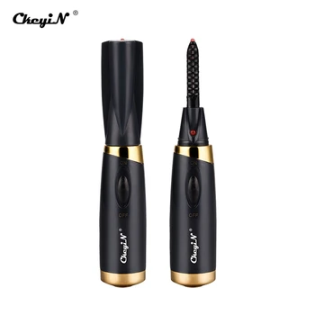 

CkeyiN Electric Heated Eyelash Curler Pen Eye Lashes Curling Comb Quick Heating Long Lasting USB Rechargeable Beauty Makeup Tool