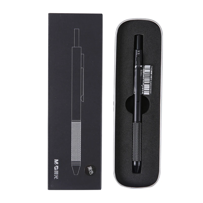 M& G полностью Металлическая многофункциональная ручка автоматический карандаш цветная Шариковая ручка для обучения офисные принадлежности ADPY3501 с подарочной коробкой