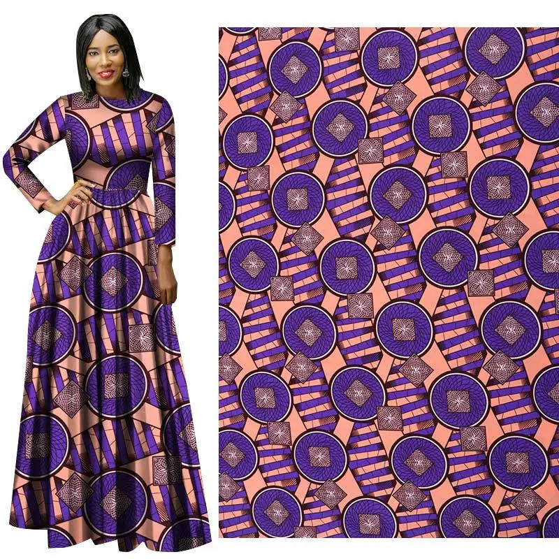 

African fabric suit fabric dress fabric plain pattern geometric pattern batik print cloth clothing fabric custom wholesale