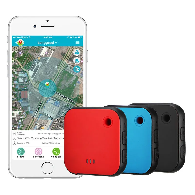 

Smart Home Mini GPS Tracker Waterproof Anti Lost SOS Call Two Way Audio Real Time Locator for Pet Portable Tracking Platform