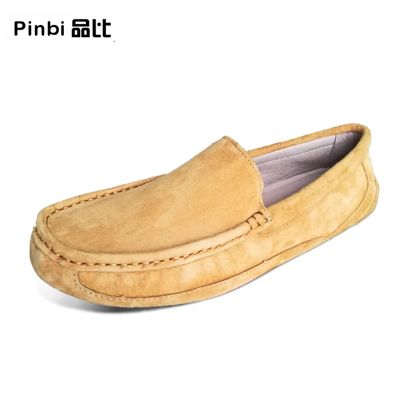 

big size men's shoes loafer shoes men Driving shoes male soft lazy spring and autumn summer all-match cowhide breathable sneaker