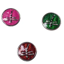 Vocheng Snap Charms Chunk Full Bloom 5 Colors 18mm Crystal Button Vn-1146