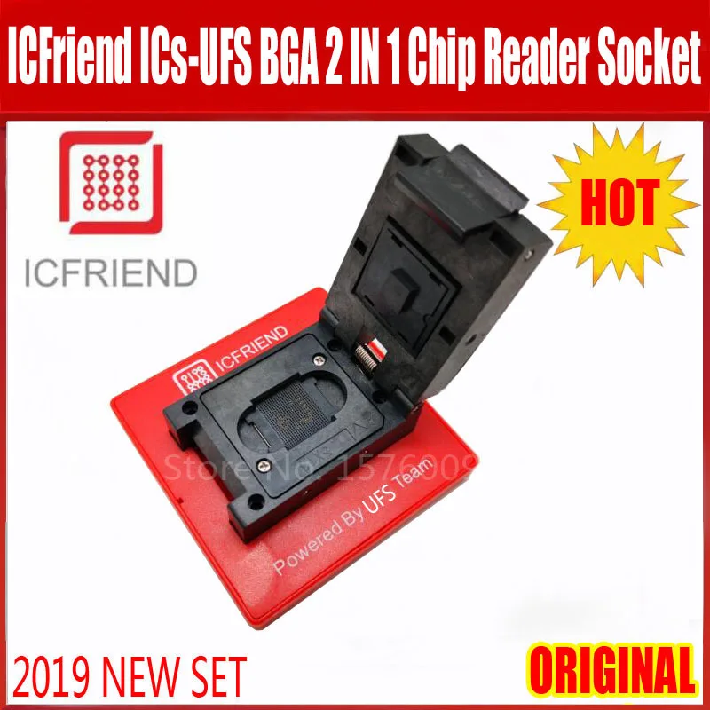 Новинка 2020 оригинальные UFS разъем адаптера ICFriend ICs 2 в 1 поддержка BGA254 BGA153 с