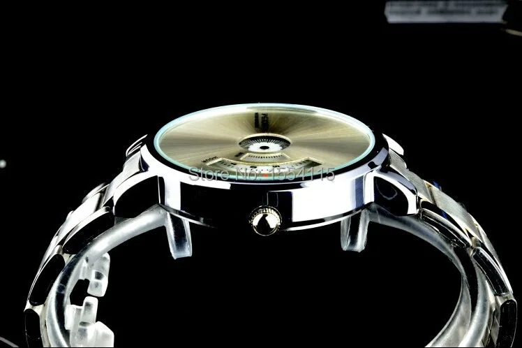 100 шт./лот Лидер продаж бренд HK Wilon Марка Для мужчин Нержавеющая сталь наручные часы Бизнес часы Подарочные часы продвижение