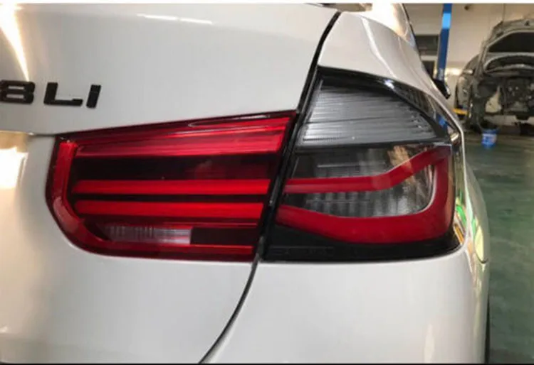 Задние фонари для BMW F35 F30 3 Серии F80 M3 задний светильник s 2013- темно-красный объектив задний светильник DRL+ сигнал поворота+ тормоз+ реверс