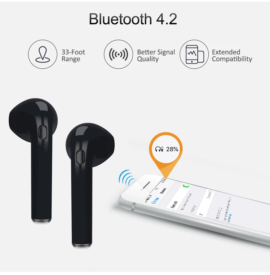 TOPYING Bluetooth Earphone Wireless Headset Stereo Headphones Earbuds Twins Earphone With Charging Box Mic For All Smart Phone (4)