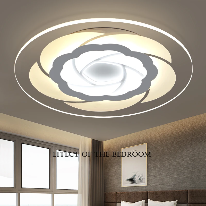 Remote control Surface Mounted Modern Led Ceiling Lights lamparas de techo Rectangle acrylic led Ceiling lights lamparas  