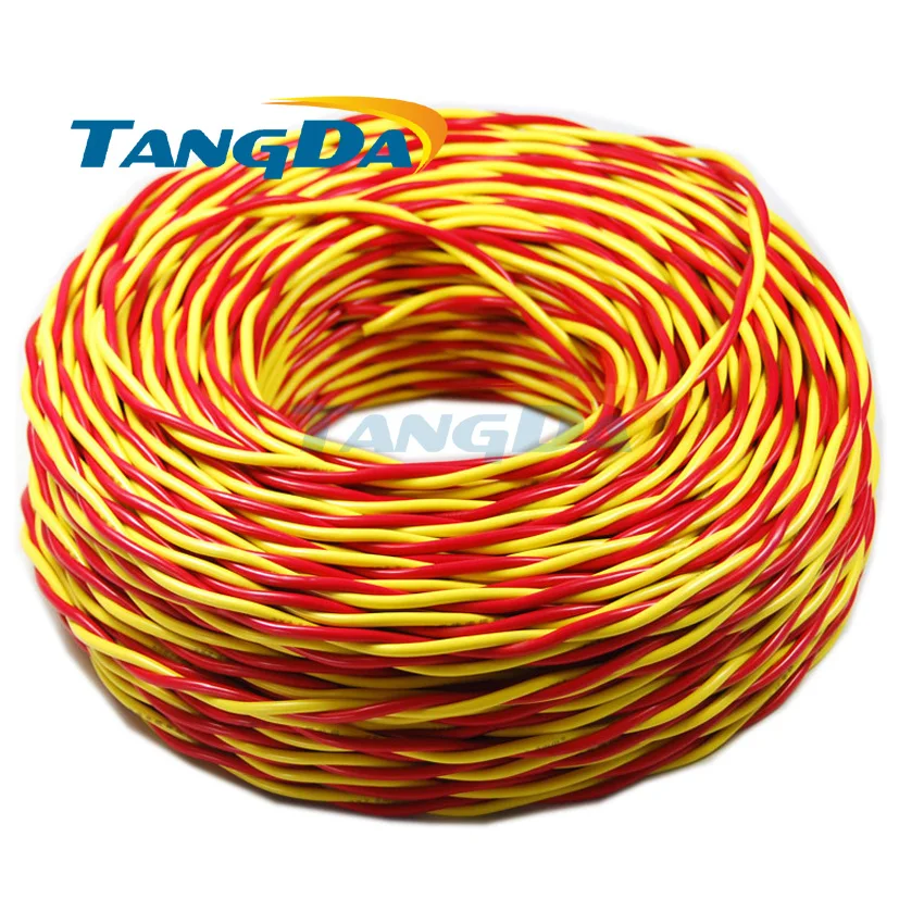 Tangda DHL/EMS 100m RVS Flexible Twisted Wire Pure Copper Electrical