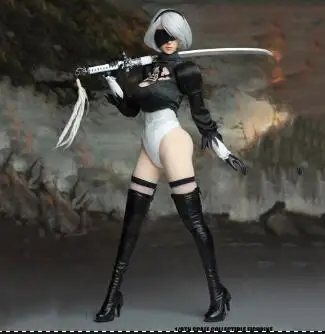 Игровая фигурка 2B 1/6 nier automata фигурка голова лепить комплект одежды w оружие nier 2 девушка фигурка желаний МАСКА ИГРУШКА Коллекционная без тела - Цвет: SET019 no body