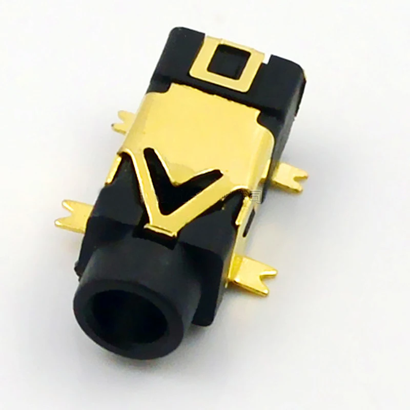 30pcs Headphone Jack Connector Safety Box Charging Socket Plug PJ 209 4Pin Plated Gold High Quality