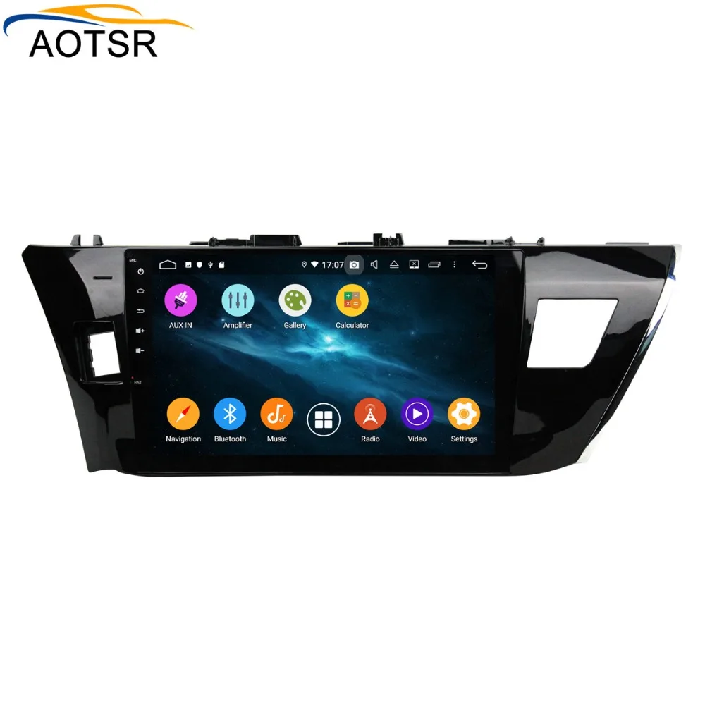 Автомагнитола 2 din с Android 9 0 4 Гб + 64 ГБ DVD плейер для TOYOTA COROLLA 2014 2015 Автомобильная gps