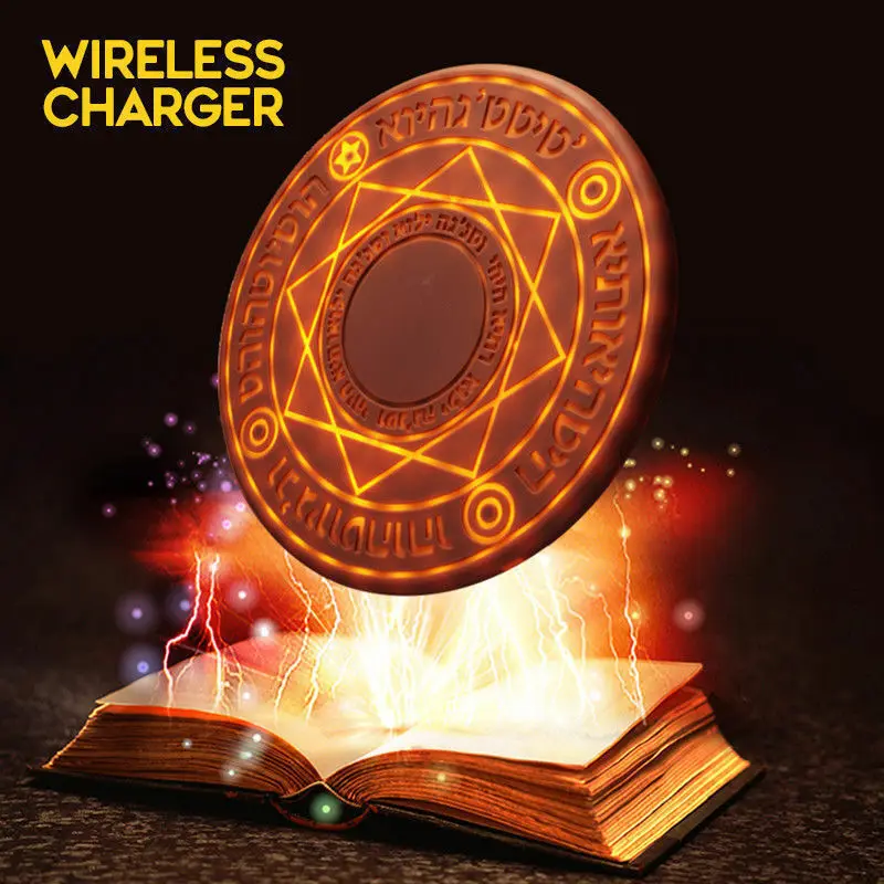 Волшебное Беспроводное зарядное устройство 10 Вт Magic Circle быстрая зарядка коврик
