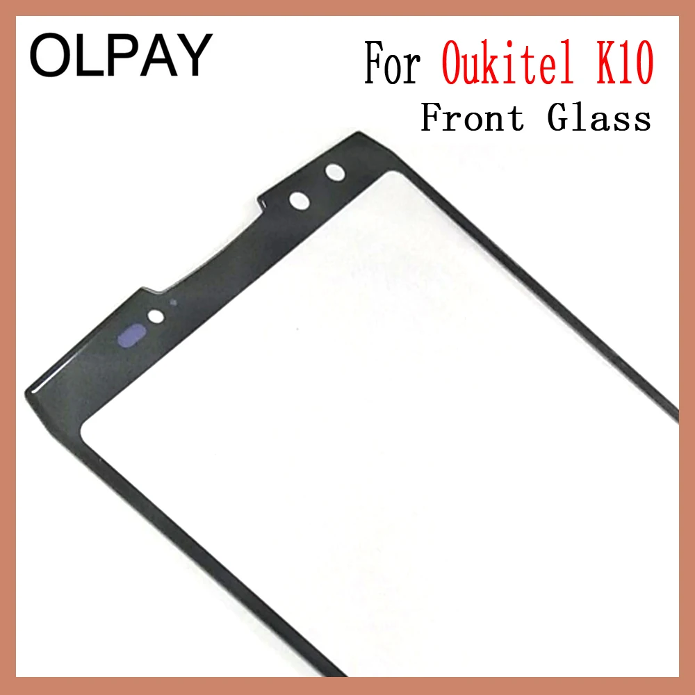 OLPAY 6,0 дюймов Для Doogee BL12000 Сенсорная панель передняя внешняя стеклянная линза сенсорный экран без ЖК дигитайзера