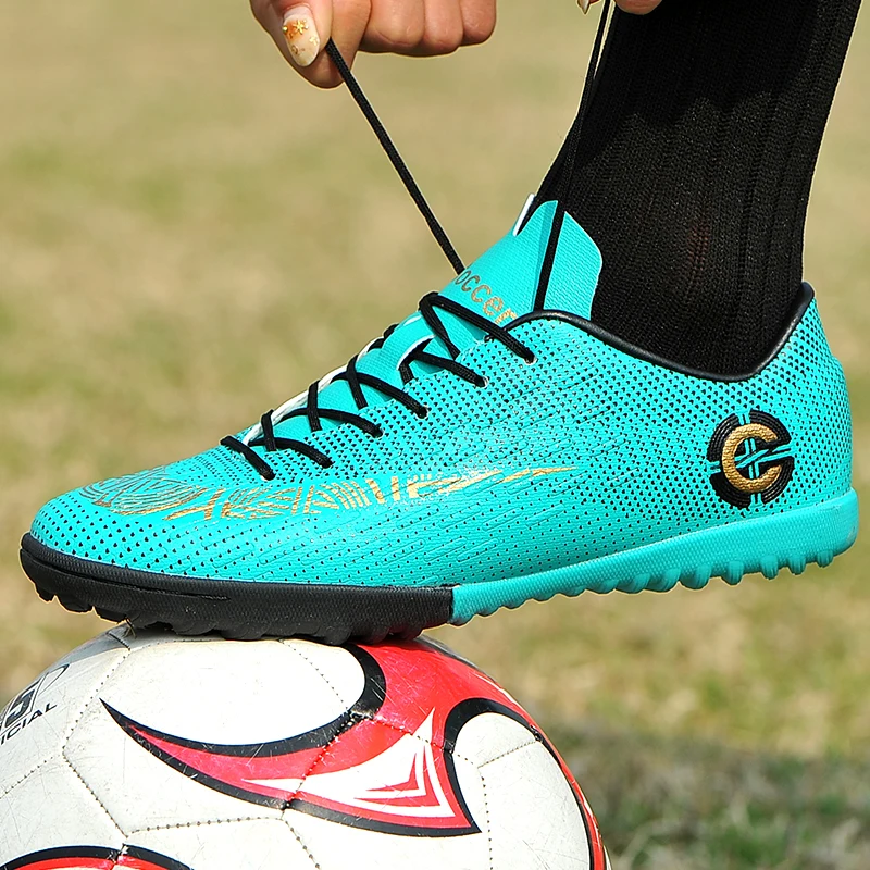 

Original Men Football Boots Cleats Training Long Spikes AG Kids Mundial Sneaker Outdoor Boys Classic Superfly Soccer Shoes