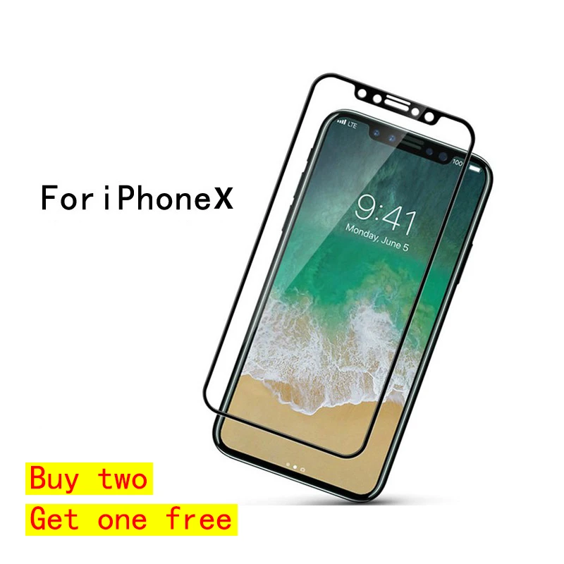 Screen Protector for iPhone X Stronger Tempered Glass Protector for