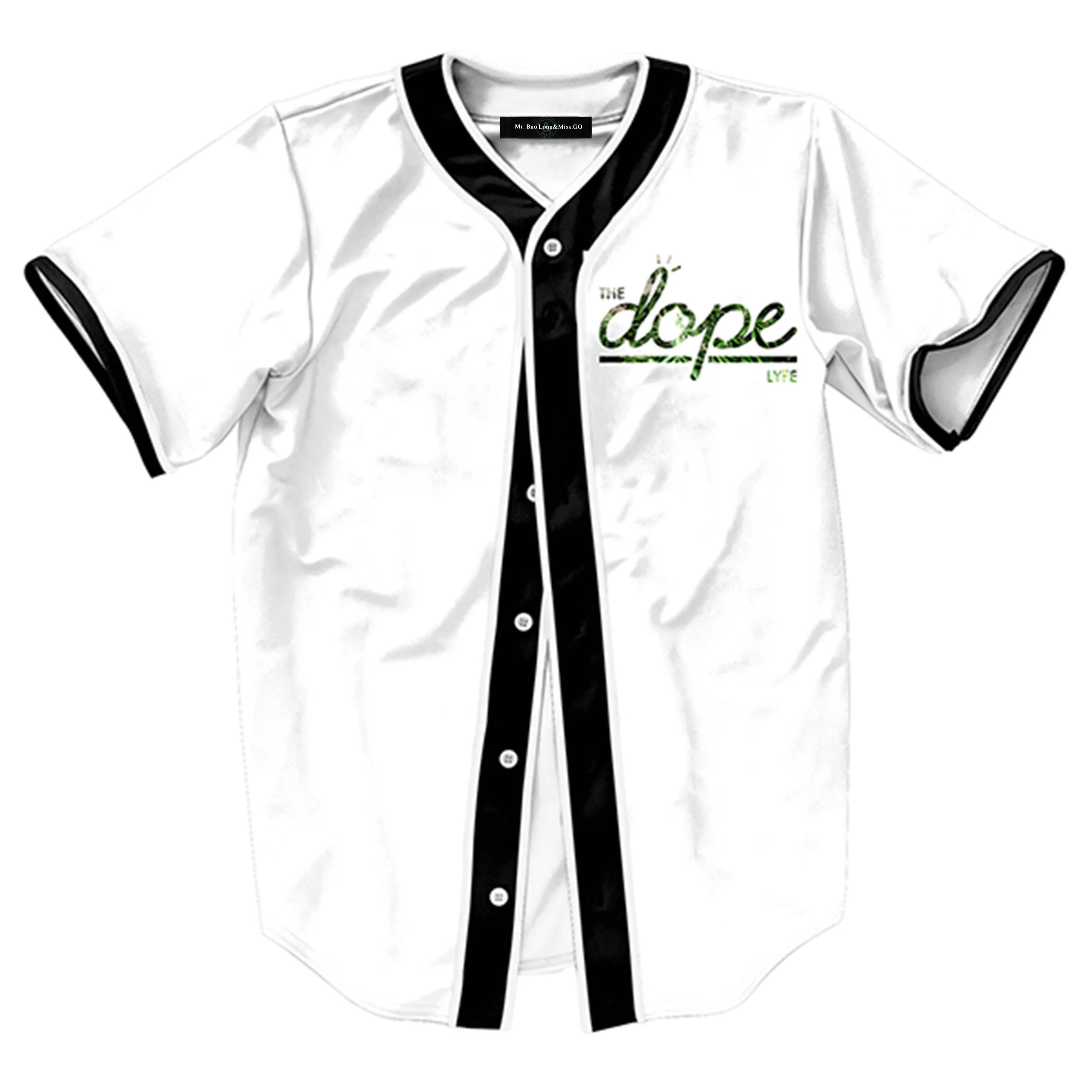

White Baseball Jersey Shirt Men/Women Mens V Neck Buttons Stylish Tops Tee Funny 3D Print Hip Hop Harajuku Streetwear