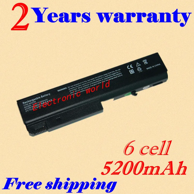 JIGU Battery For HP Compaq NX6110 NX6120 NX6125 NC6400 NC6120 HSTNN DB28 HSTNN FB05