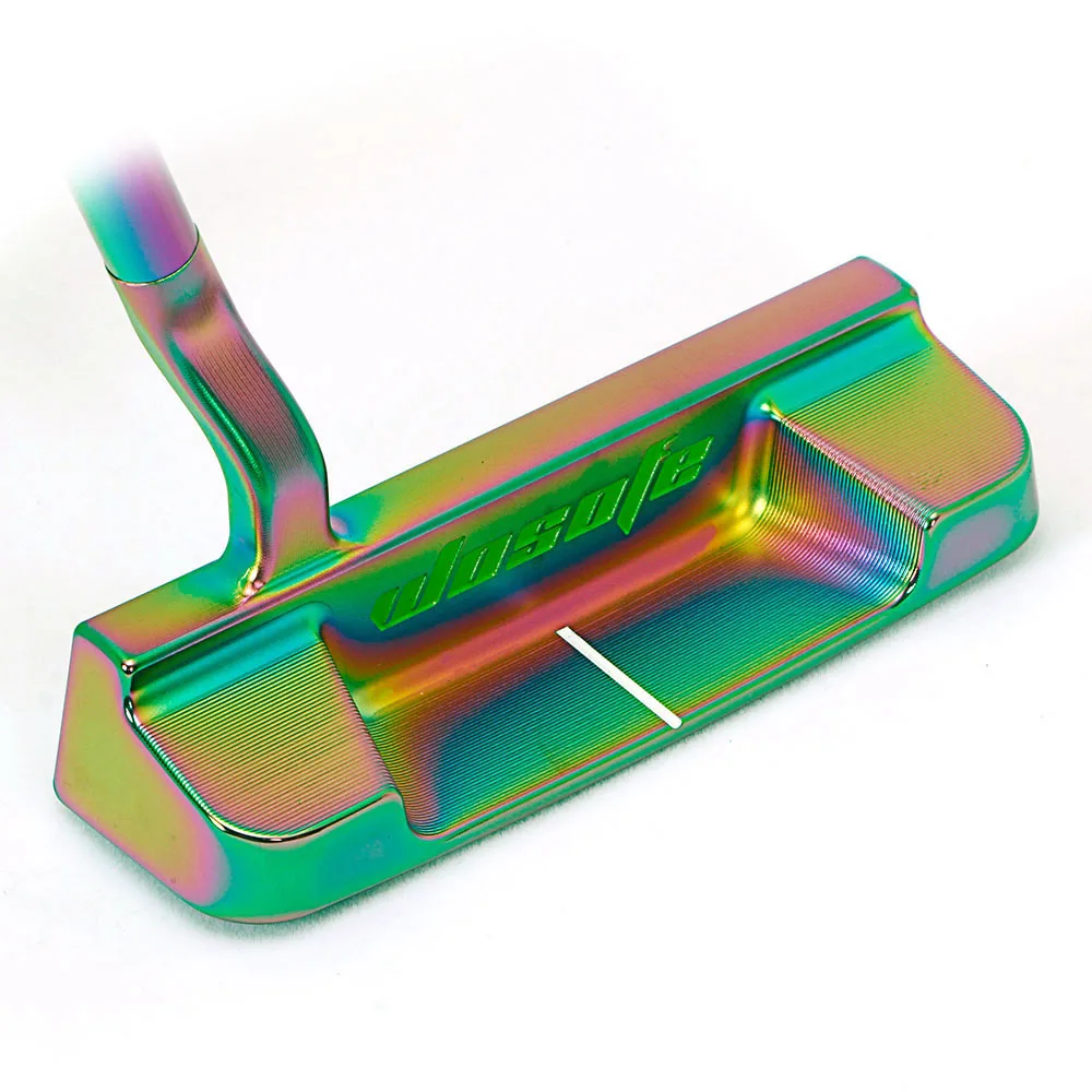 Высокое качество PVD отделка углеродистая сталь ЧПУ Фрезерованный клюшка для гольфа красочные клюшки для гольфа Бесплатная доставка