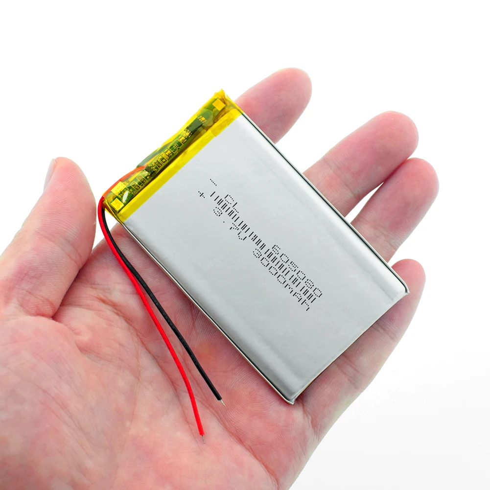 1/2/4 штук Большой Ёмкость 3 7 v Lipo Батарея 3000 мА/ч 605080 литий ионный полимерный