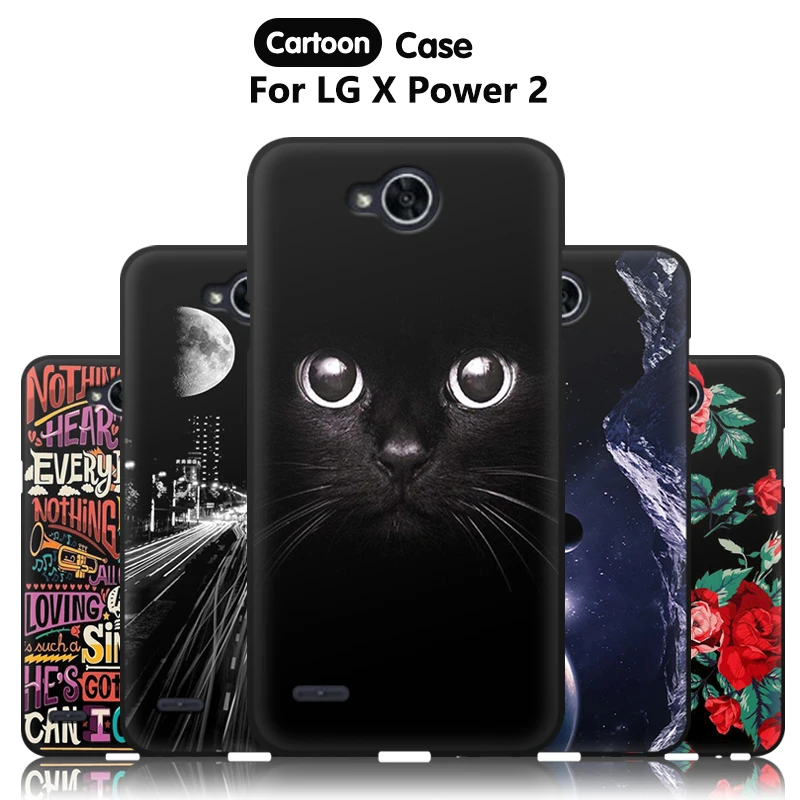 Чехол JURCHEN для LG X Power 2 чехол телефона силиконовый милый мультяшный мягкая задняя
